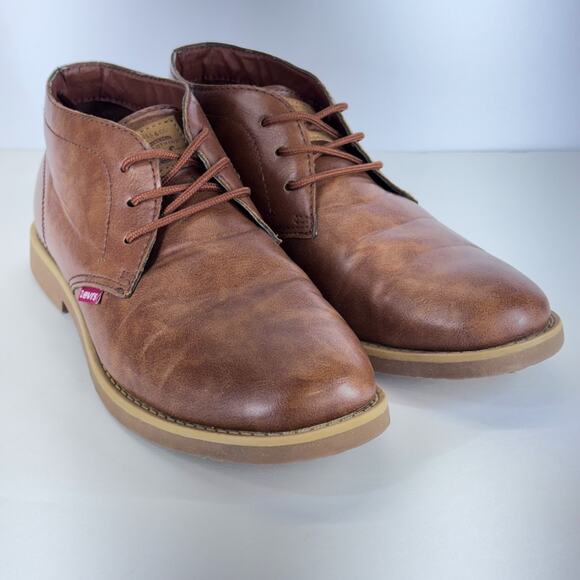 Levis Strauss Other - Levis Chukka Ankle Boots Mens Size 8.5M Brown Lace Up Casual Travel 518085BRTN